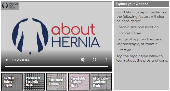 about hernia repair options